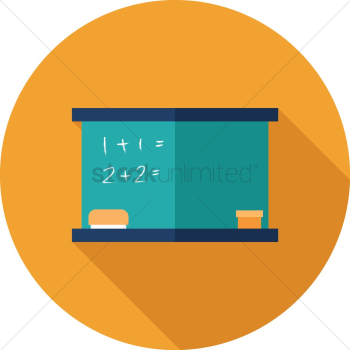 Chalkboard with mathematics equations Chalkboard with mathematics equations