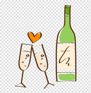 Champagne Wine, Hand-painted wine coloring transparent background PNG clipart Champagne Wine, Hand-painted wine coloring transparent background PNG clipart