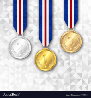 champion medal with ribbon