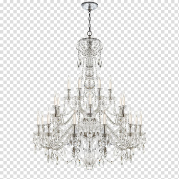 Chandelier Light fixture Lighting Crystal, light transparent background PNG clipart