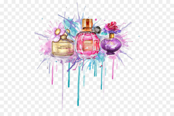 Chanel Coco Mademoiselle Perfume Drawing Illustration - perfume 