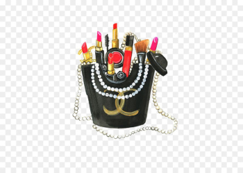 Chanel Fashion illustration Poster Illustration - Makeup Chanel Fashion illustration Poster Illustration - Makeup