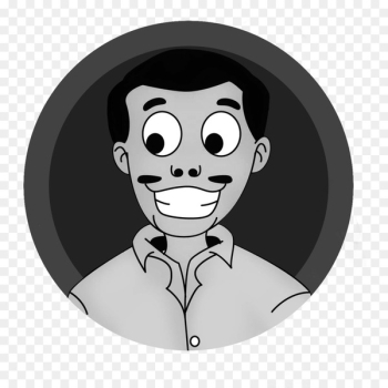 Character Cartoon Facebook Fiction Black M - raul stamp Character Cartoon Facebook Fiction Black M - raul stamp