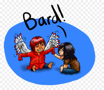 Character Cartoon Fred Flintstone Barney Rubble Illustration - bards ecommerce 