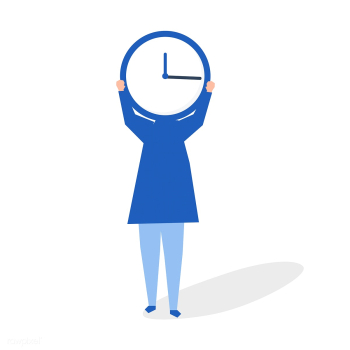 Character of a person with a clock as a head .. | Free stock vector - 455561 Character of a person with a clock as a head .. | Free stock vector - 455561