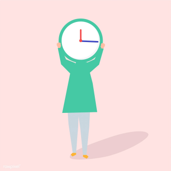 Character of a person with a clock as a head .. | Free stock vector - 455567 Character of a person with a clock as a head .. | Free stock vector - 455567
