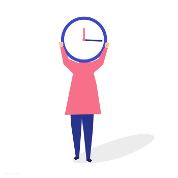 Character of a person with a clock as a head .. | Free stock vector - 455569 Character of a person with a clock as a head .. | Free stock vector - 455569