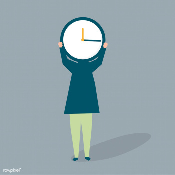 Character of a person with a clock as a head .. | Free stock vector - 455596 Character of a person with a clock as a head .. | Free stock vector - 455596