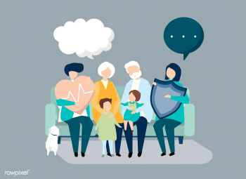 Characters of an extended family with healthc.. | Free stock vector - 455877 Characters of an extended family with healthc.. | Free stock vector - 455877