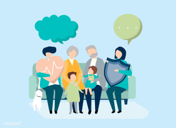 Characters of an extended family with healthc.. | Free stock vector - 455878 Characters of an extended family with healthc.. | Free stock vector - 455878