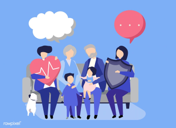 Characters of an extended family with healthc.. | Free stock vector - 455892 Characters of an extended family with healthc.. | Free stock vector - 455892