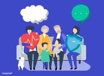 Characters of an extended family with healthc.. | Free stock vector - 455954 Characters of an extended family with healthc.. | Free stock vector - 455954