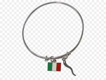 Charm bracelet Flag of Italy Italian Flag Bracelet - italy 