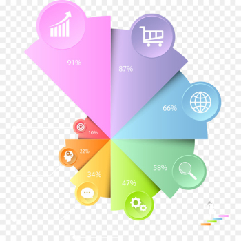 Chart Graphic design Euclidean vector Arrow - Vector Business chart arrow 
