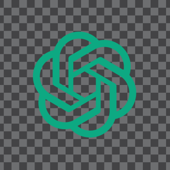 ChatGPT, OpenAI green icon PNG transparent