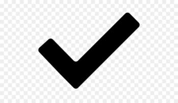 Check mark Symbol Icon - Black Checkmark 