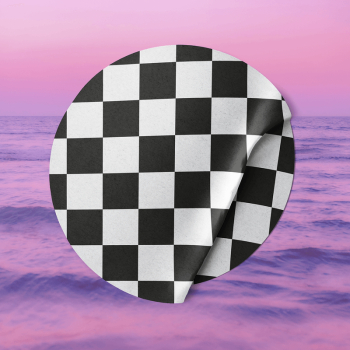 Checkered pattern round sticker on aesthetic | Free Photo - rawpixel Checkered pattern round sticker on aesthetic | Free Photo - rawpixel
