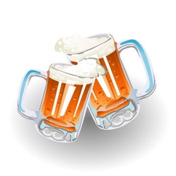 Cheers! (editable vector). In the gallery also available XXL jpeg image made from this vector
