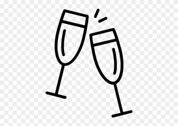 Cheers Free Icon - Champagne Glasses Icon Cheers Free Icon - Champagne Glasses Icon