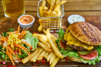 Cheeseburger and Fries Cheeseburger and Fries