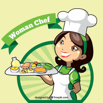 Chef background with delicious appetizers Chef background with delicious appetizers