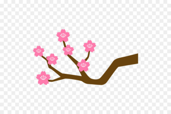 Cherry blossom Branch Illustration Plants Clip art - Cherry blossom Branch Illustration Plants Clip art -