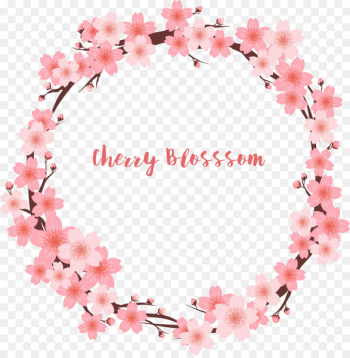 Cherry blossom Sales - Pink romantic peach rosette Cherry blossom Sales - Pink romantic peach rosette