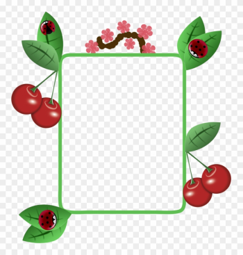Cherry Picture Frame Fruit Clip Art - Cherry Frame Cartoon Cherry Picture Frame Fruit Clip Art - Cherry Frame Cartoon