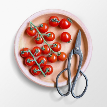 Cherry tomatoes on a plate | Free PSD - rawpixel Cherry tomatoes on a plate | Free PSD - rawpixel