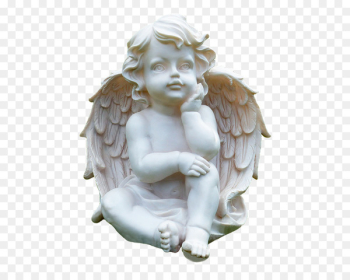 Cherub Statue Stone sculpture - angel 