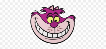 Cheshire Cat Clipart - Alice In Wonderland Cheshire Cat Face