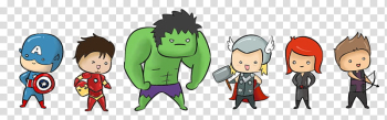 Chibi Avengers, Marvel Heroes animation transparent background PNG clipart Chibi Avengers, Marvel Heroes animation transparent background PNG clipart