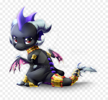 Chibi Dark Eg By Nordeva - Cute Anime Baby Dragon