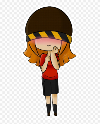 Chibi Girl [commission] By Sketchcee On Clipart Library - Shy Girl Chibi
