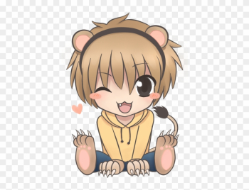 Chibi Lion Boy By Tiramiizu - Chibi Wolf Boy Mouth Chibi Lion Boy By Tiramiizu - Chibi Wolf Boy Mouth