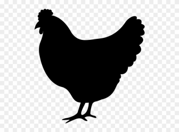 Chicken Meat Silhouette Clip Art - Chicken Silhouette Png