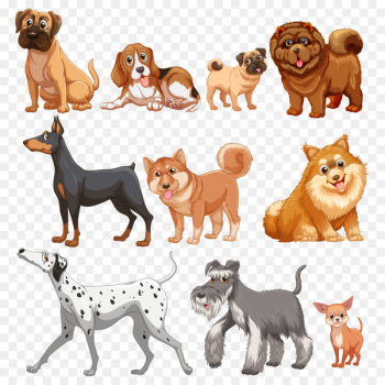Chihuahua Dalmatian dog Pug Clip art - Vector dog Chihuahua Dalmatian dog Pug Clip art - Vector dog