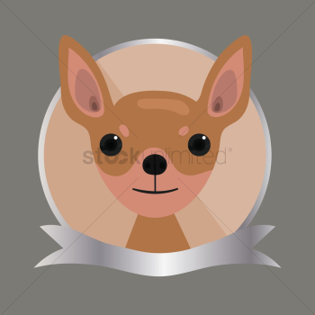 Chihuahua dog emblem Chihuahua dog emblem
