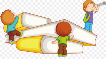 Child Book Illustration - Textbook Children Study Cartoon Poster Promotional material 