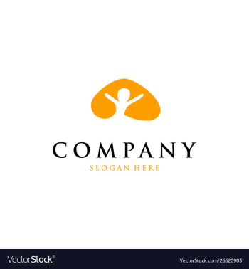 Child care logo design vector image Child care logo design vector image