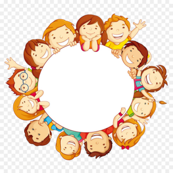 Child Circle Clip art - Cute kids 