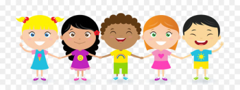 Child Drawing Clip art - children holding hands 