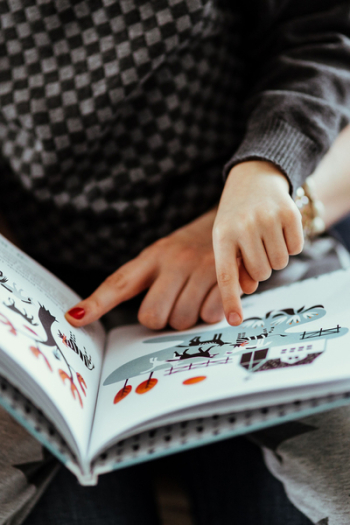 Child reading a book Child reading a book