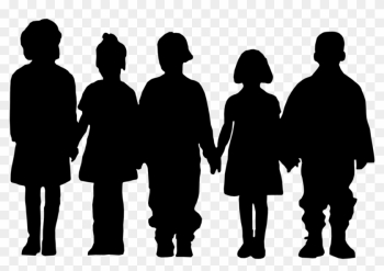 Child Silhouette Clip Art - Silhouette Children Clip Art