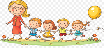 Child Teacher Cartoon Kindergarten - Teachers and children Child Teacher Cartoon Kindergarten - Teachers and children