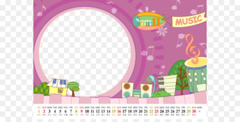 Child Template Download - Children's cartoon calendar template 
