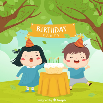 Children birthday background Children birthday background