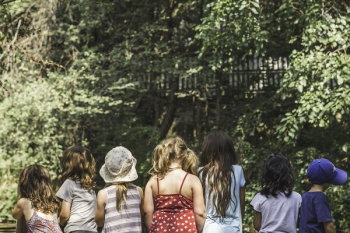 Children Lined Up Children Lined Up