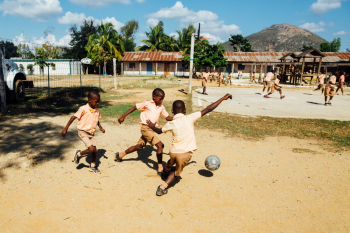 Children Playing Soccer Children Playing Soccer