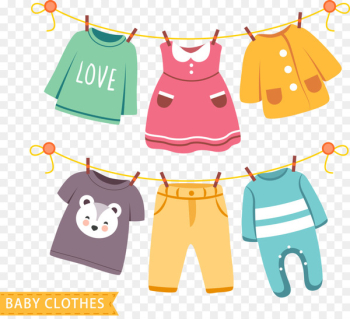 Children's clothing Dress Infant clothing - Vector Kids Children's clothing Dress Infant clothing - Vector Kids